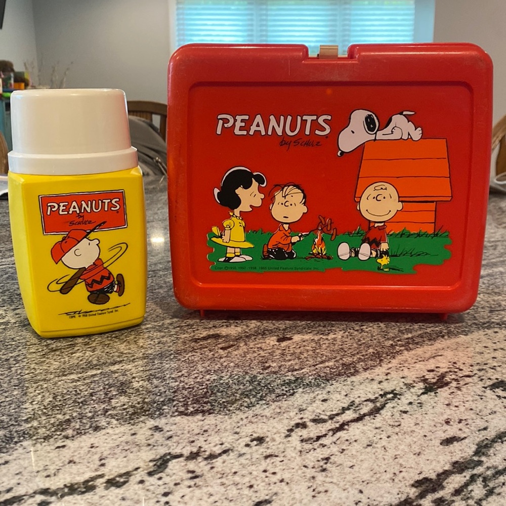 Vintage Thermos Peanuts Lunchbox & Cup